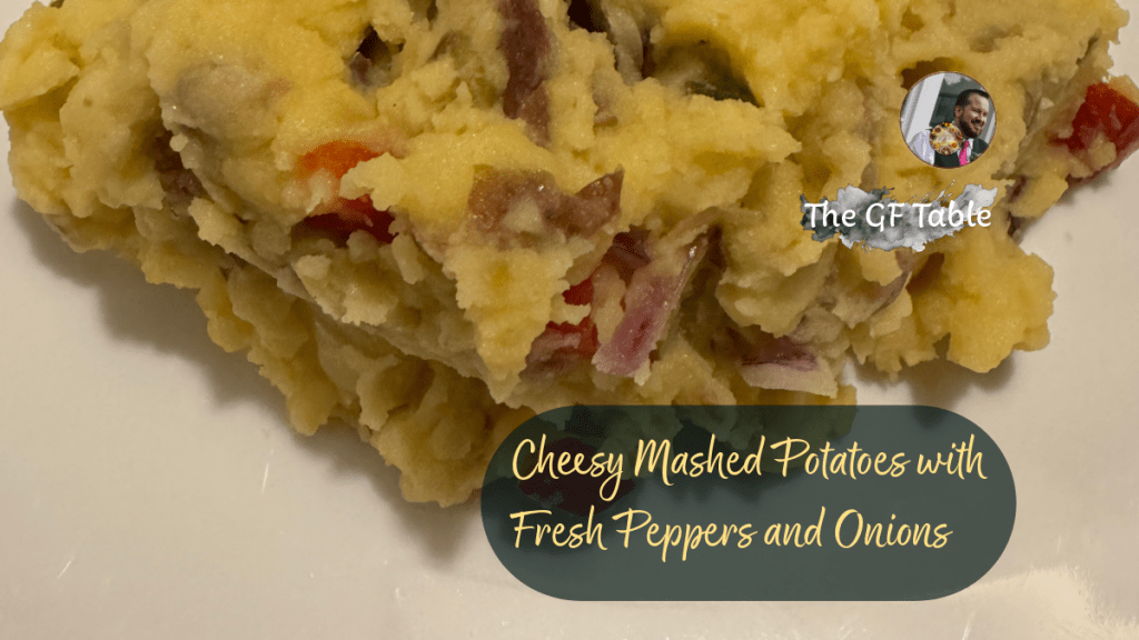 Cheesy Mashed Potatoes with Fresh Peppers and Onions – Easy and Delicious Side&nbsp;Dish