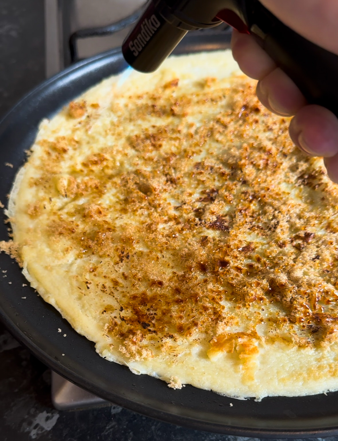 Delicious Crème Brûlée Pancakes