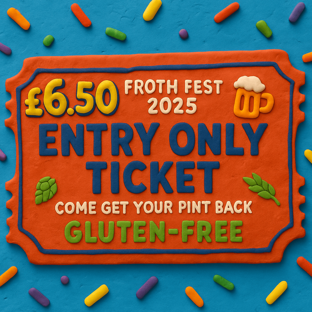New Ticket Option for Froth Fest 2025 – Entry Only (No Tokens&nbsp;Included)
