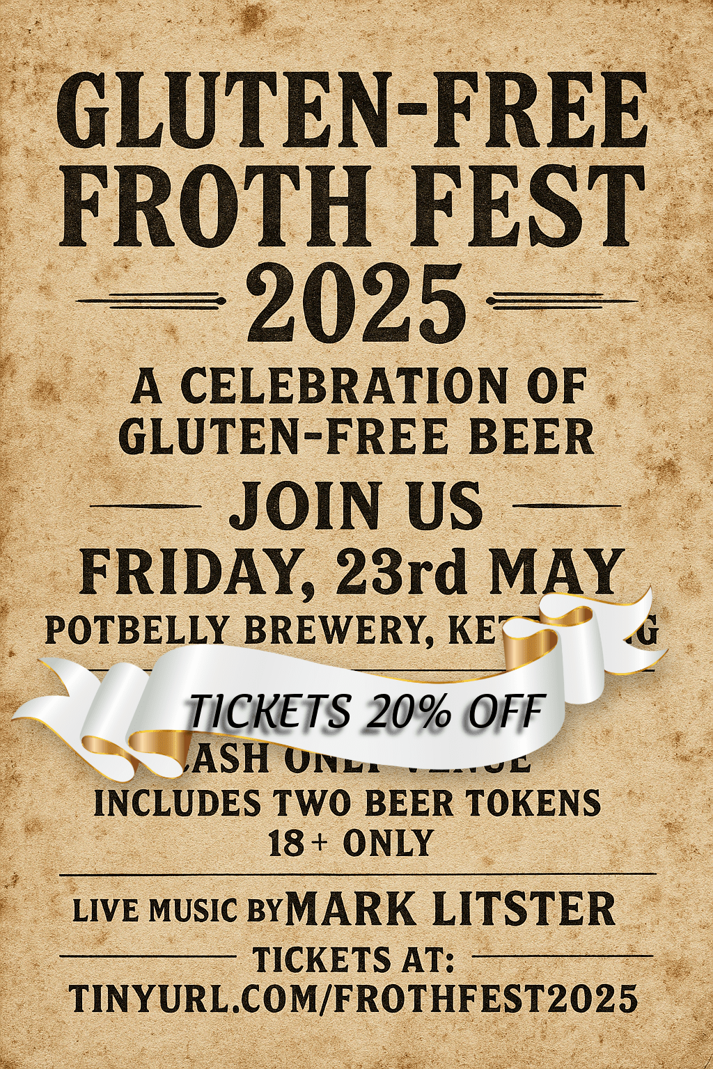 The Northamptonshire Gluten-Free Froth Fest&nbsp;2025